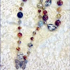 Summer butterfly necklace